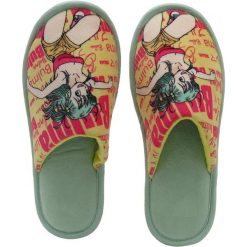 Kapcie Cyp Brands Dragon Ball Bulma. Zielone kapcie damskie safta, z materiału. Za 126.00 zł.
