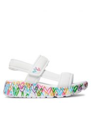 Skechers Sandały Uno Lite Sandal - Sunny Love 314094L/WMN Biały. Białe sandały dziewczęce Skechers, z materiału, bez zapięcia. Za 229.99 zł.