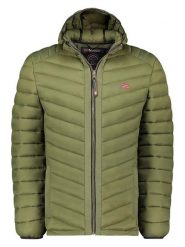 Geographical Norway Kurtka pikowana "Carliti" w kolorze khaki rozmiar: XL. Brązowe kurtki męskie Geographical Norway, xl, bez wzorów, bez kaptura. Za 168.06 zł.