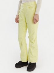Roxy Spodnie snowboardowe Backyard ERJTP03299 Żółty Tailored Fit. Żółte spodnie materiałowe damskie Roxy, bez wzorów, z syntetyku, sportowe. Za 309.99 zł.