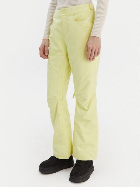 Roxy Spodnie snowboardowe Backyard ERJTP03299 Żółty Tailored Fit. Żółte spodnie materiałowe damskie Roxy, bez wzorów, z syntetyku, sportowe. Za 309.99 zł.