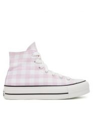 Converse Trampki Chuck Taylor All Star Lift Platform Gingham A13663C Różowy. Czerwone trampki i tenisówki damskie Converse, bez wzorów, z materiału. Za 279.99 zł.