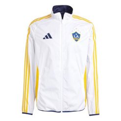 Kurtka odwracalna LA Galaxy Anthem 2025/26. Białe kurtki damskie Adidas, m, bez wzorów, z materiału, bez kaptura. Za 454.65 zł.