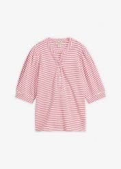 T-shirt z czystej bawełny organicznej. Białe t-shirty damskie bonprix, bez wzorów, z bawełny, bez kołnierzyka. Za 82.99 zł.