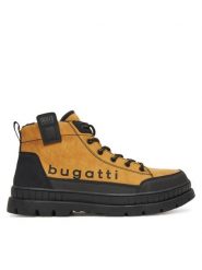 Bugatti Trapery 325-AGA52-5050 Żółty. Żółte buty zimowe męskie Bugatti, ze skóry, bez zapięcia. Za 379.99 zł.