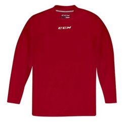 Koszulka Hokejowa Treningowa Dorośli Czerwona 5000 L. Czerwone t-shirty damskie CCM, l, bez wzorów, bez kołnierzyka. Za 178.00 zł.