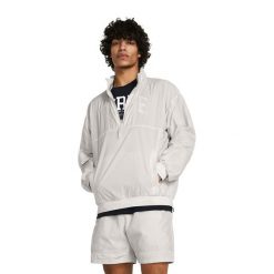 Kurtka koszykarska męska Under Armour Curry Woven. Białe kurtki męskie Under Armour, m, bez wzorów, sportowe, bez kaptura. Za 389.99 zł.