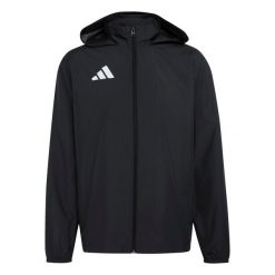 Kurtka adidas Entrada 26. Białe kurtki męskie Adidas, bez wzorów, sportowe, bez kaptura. Za 121.99 zł.