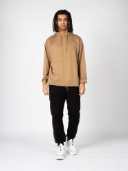 Bluza trekking męska Cuenca. Brązowe bluzy z kapturem męskie Fila, l, z bawełny. Za 292.00 zł.