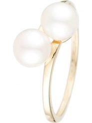OR ÉCLAT Złoty pierścionek "Perlée ronde" z perłami rozmiar: 58. Białe pierścionki damskie Or Éclat, z perłą, złote. Za 826.99 zł.