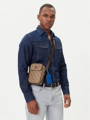 Guess Saszetka HMMILO P5425 Brązowy. Brązowe saszetki męskie Guess, ze skóry. Za 289.99 zł.