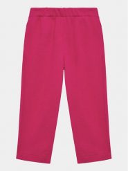 United Colors Of Benetton Spodnie dresowe 3J68CF03Z Różowy Straight Fit. Czerwone spodnie dziewczęce United Colors Of Benetton, z bawełny. Za 99.99 zł.