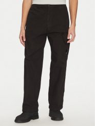 C.P. Company Spodnie dresowe 18CMPA094A006475G Czarny Relaxed Fit. Czarne spodnie dresowe męskie C.P. Company, bez wzorów, z bawełny. Za 649.99 zł.