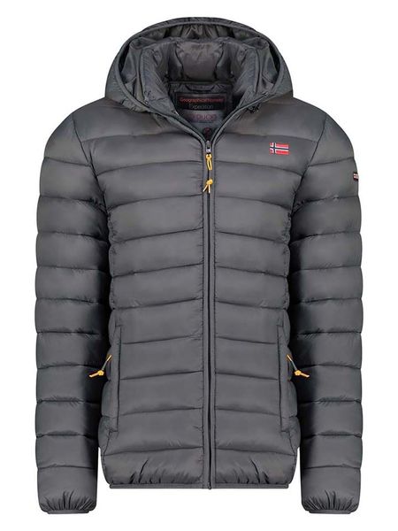 Geographical Norway Kurtka pikowana "Amigolor" w kolorze szarym rozmiar: XL. Szare kurtki męskie Geographical Norway, xl, bez wzorów, bez kaptura. Za 192.33 zł.