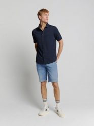 No Excess Szorty dżinsowe w kolorze niebieskim rozmiar: W29. Niebieskie szorty męskie No Excess, z jeansu, bez kołnierzyka. Za 127.45 zł.