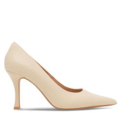 Szpilki Lasocki. Brązowe szpilki Lasocki, bez wzorów, bez obcasa. Za 229.99 zł.