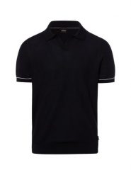 BOSS bluzka z dzianiny Kobiety Bawełna niebieski, XXL. Niebieskie topy sportowe damskie Boss, uniwersalny, bez wzorów, z bawełny, bez ramiączek. Za 479.95 zł.