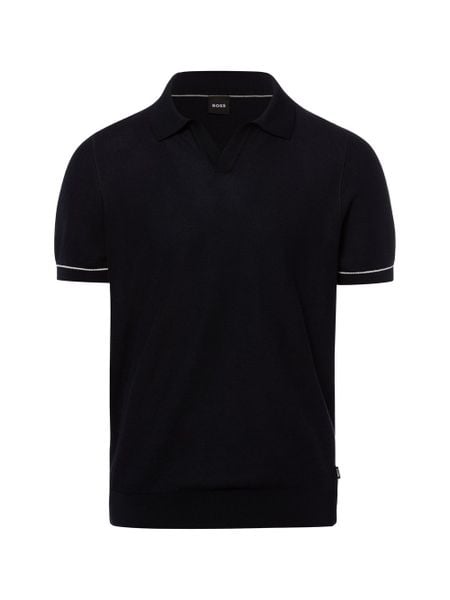 BOSS bluzka z dzianiny Kobiety Bawełna niebieski, XXL. Niebieskie bluzki sportowe damskie Boss, uniwersalny, z bawełny, bez kołnierzyka, bez ramiączek. Za 479.95 zł.