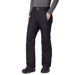 Spodnie śniegowe Columbia Czarny. Czarne spodnie materiałowe męskie Columbia, bez wzorów, sportowe. Za 486.99 zł.