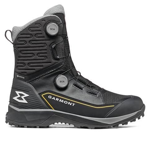 Buty trekkingowe męskie Garmont High Boa Gtx. Brązowe buty trekkingowe męskie Garmont, na zimę, z materiału, bez zapięcia, trekkingowe. Za 1,147.30 zł.