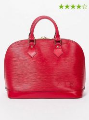 Louis Vuitton Skórzana torebka "Alma PM" w kolorze czerwonym - 30 x 23 x 15 cm rozmiar: onesize. Czerwone torebki klasyczne damskie Louis Vuitton, bez wzorów, z materiału, bez dodatków. Za 3,371.99 zł.