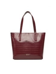JENNY Torebka C-JEN-L-011-08 Bordowy. Czerwone torebki klasyczne damskie Jenny, bez wzorów, z materiału, bez dodatków. Za 149.99 zł.