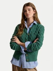 Polo Ralph Lauren Kardigan 211972104502 Zielony Slim Fit. Zielone kardigany damskie Polo Ralph Lauren, xs, bez wzorów, z wełny. Za 1,199.00 zł.