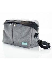 Qeridoo Torba w kolorze szarym na uchwyt do pchania przyczepki - 40 x 24 x 5 cm rozmiar: onesize. Szare torebki dziecięce Qeridoo. Za 69.75 zł.