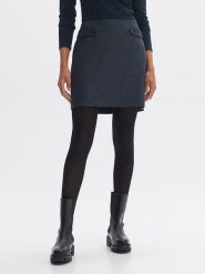 OPUS Spódnica w kolorze granatowym rozmiar: 42. Niebieskie spódniczki damskie Opus, bez wzorów, mini. Za 117.73 zł.