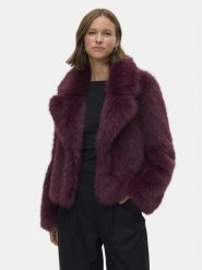 Vero Moda Futro Nora 10336482 Fioletowy Regular Fit. Fioletowe futra damskie Vero Moda, m. Za 229.99 zł.