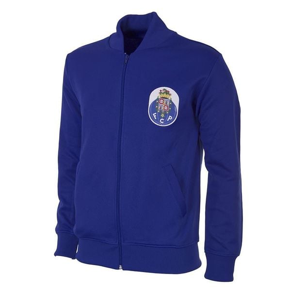 Kurtka/bluza retro piłkarska dla dorosłych - FC Porto 1983-84 - Niebieska. Niebieskie bluzy bez kaptura męskie COPA FOOTBALL, s. Za 422.17 zł.