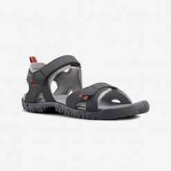Second Life - Sandały turystyczne męskie Quechua NH100 - Stan Doskonały. Szare sandały męskie QUECHUA, z kauczuku, bez zapięcia. Za 58.99 zł.
