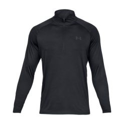 Bluza Mężczyzna Under Armour Tech™ czarny. Czarne bluzy sportowe męskie Under Armour, bez wzorów, z materiału, bez kołnierzyka, bez ramiączek. Za 227.15 zł.