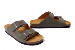 DR. BRINKMANN 600136-07 grun, klapki profilaktyczne męskie. Zielone klapki i japonki męskie Dr. Brinkmann, ze skóry. Za 219.90 zł.