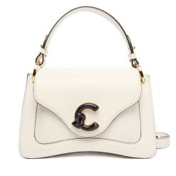 Torebka Coccinelle. Białe torebki klasyczne damskie Coccinelle, bez wzorów, bez dodatków. Za 1,489.00 zł.