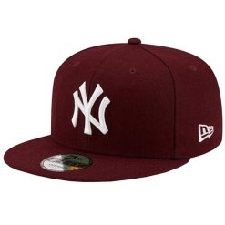 Damska czapka z daszkiem New Era New York Yankees MLB 9FIFTY Cap. Czerwone czapki z daszkiem damskie New Era, bez wzorów, z bawełny. Za 149.99 zł.