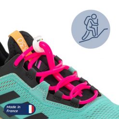 Gorilla Lacets Élastiques Silicone - różowy fluo. Czerwone obuwie trekkingowe damskie LACETS GORILLA. Za 118.50 zł.