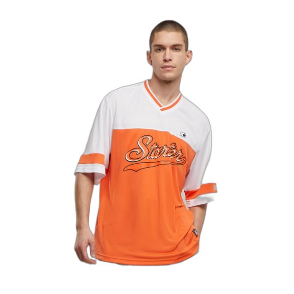 T-shirt z dekoltem w serek z dzianiny Starter. Brązowe t-shirty męskie Starter, m, bez wzorów, z dzianiny, bez kołnierzyka. Za 151.00 zł.