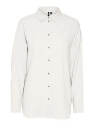 Vero Moda Koszula "Natali" w kolorze białym rozmiar: M. Białe koszule damskie Vero Moda, m, bez wzorów, z bawełny, bez kołnierzyka, bez ramiączek. Za 79.03 zł.
