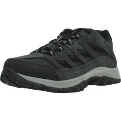 Buty COLUMBIA CRESTWOOD Czarny. Czarne buty trekkingowe męskie Columbia, z materiału, bez zapięcia, trekkingowe. Za 319.99 zł.