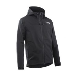 Kurtka rowerowa męska Northwave Rampage Lightshell. Czarne kurtki treningowe męskie Northwave, l, bez wzorów, z materiału, rowerowe. Za 570.00 zł.
