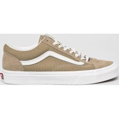 Vans - Tenisówki. Brązowe trampki i tenisówki męskie Vans, bez wzorów, z gumy, bez zapięcia. W wyprzedaży za 269.90 zł.