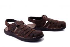 JOSEF SEIBEL 27121 66 380 Maverick 21 mocca, sandały męskie. Brązowe sandały męskie Josef Seibel, ze skóry, bez zapięcia. Za 258.93 zł.