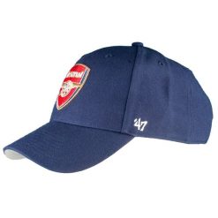 Czapka z daszkiem męska Arsenal FC MVP Cap. Niebieskie czapki męskie 47 Brand, na lato, bez wzorów, z materiału, sportowe. Za 109.99 zł.