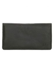 DOUBLE-D Skórzany portfel w kolorze czarnym - 15 x 8 x 2 cm rozmiar: onesize. Czarne portfele damskie DOUBLE D, bez wzorów, z materiału. Za 43.99 zł.