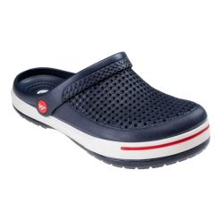 Męskie Sandały Jeremi. Czerwone sandały męskie MARTES, z materiału, z okrągłym noskiem, bez zapięcia. Za 87.99 zł.
