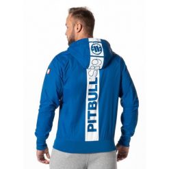 Kurtka przejściowa męska Pitbull z kapturem Athletic Hilltop. Brązowe kurtki męskie PITBULL, m, bez wzorów, z kapturem. Za 219.00 zł.