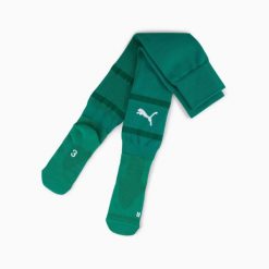Skarpety piłkarskie unisex Puma TEAMFINAL zielone 70574605 rozmiar 39-42. Zielone skarpetki męskie Puma, bez wzorów. Za 81.47 zł.