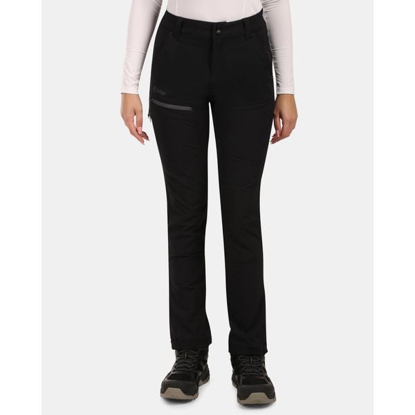 Damskie spodnie outdoorowe Kilpi VILLAIN-W. Czarne spodnie dresowe damskie Kilpi, na lato, bez wzorów, z nylonu. Za 520.17 zł.