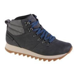 Buty trekkingowe męskie Merrell Alpine Hiker. Szare buty trekkingowe męskie MERRELL, z materiału, za kostkę, bez zapięcia, trekkingowe. Za 487.00 zł.